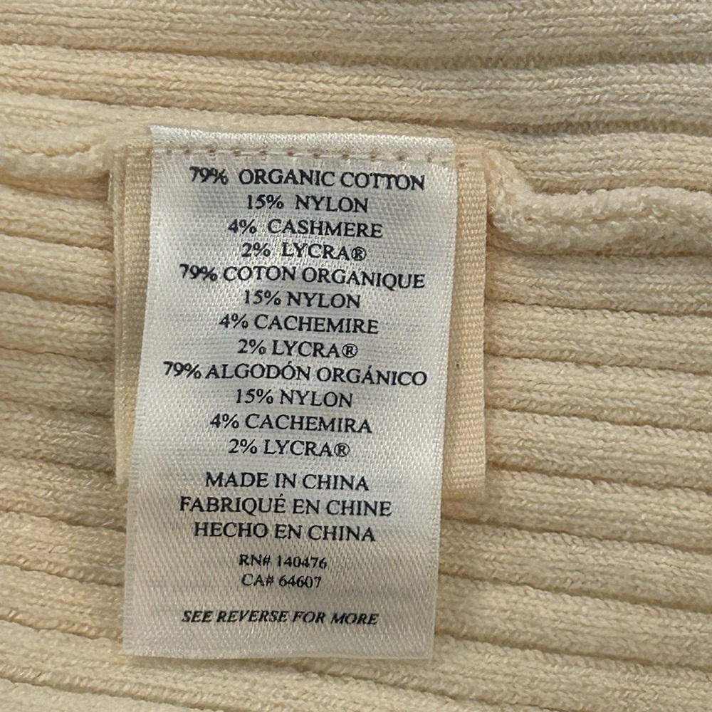 Faherty NWOT Cashmere blend Milo Ribbed Cardigan - Picture 10 of 11